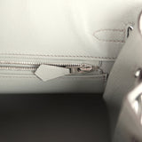 Hermes Birkin Sellier 25 Gris Ciment Matte Alligator Palladium Hardware