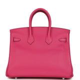 Hermes Birkin 25 Rose Shocking Swift Palladium Hardware