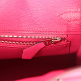 Hermes Birkin 25 Rose Shocking Swift Palladium Hardware