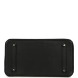 Pre-owned Hermes Birkin 35 Black Verso Togo Palladium Hardware