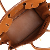 Vintage Hermes Birkin 35 Gold Togo Gold Hardware