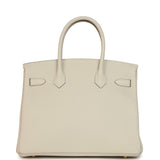 Hermes Birkin 30 Craie Togo Gold Hardware