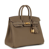 Hermes Birkin 25 Etoupe Togo Gold Hardware