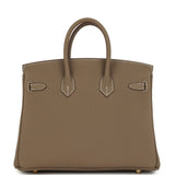 Hermes Birkin 25 Etoupe Togo Gold Hardware