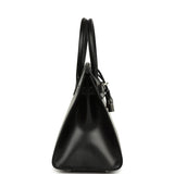 Pre-owned Hermes Birkin Sellier 30 Black Box Palladium Hardware