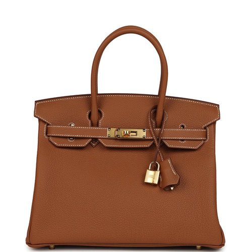 Hermes Birkin 30 Gold Togo Gold Hardware