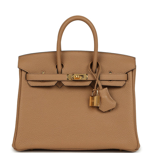 Hermes Birkin 25 Chai Togo Gold Hardware