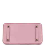 Hermes Birkin 25 Mauve Sylvestre Swift Rose Gold Hardware