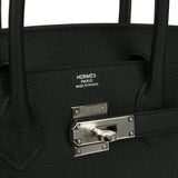 Hermes Birkin 30 Black Togo Palladium Hardware