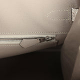 Hermes Birkin 35 Himalaya Niloticus Crocodile Palladium Hardware