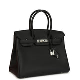 Hermes Birkin 30 Black Togo Palladium Hardware