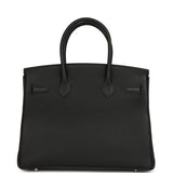 Hermes Birkin 30 Black Togo Palladium Hardware