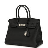 Hermes Birkin 30 Black Togo Brushed Palladium Hardware