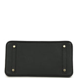 Pre-owned Hermes Birkin 30 Black Togo Gold Hardware