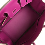 Hermes Birkin 25 Anemone Swift Gold Hardware