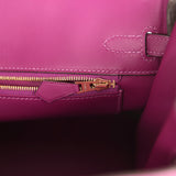 Hermes Birkin 25 Anemone Swift Gold Hardware