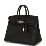 Hermes Birkin 25 Black Togo Palladium Hardware