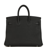 Hermes Birkin 25 Black Togo Palladium Hardware