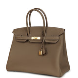 Hermes Birkin 35 Etoupe Togo Gold Hardware