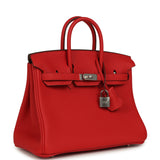 Hermes Birkin 25 Rouge Radieux Togo Palladium Hardware