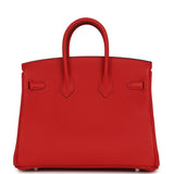 Hermes Birkin 25 Rouge Radieux Togo Palladium Hardware