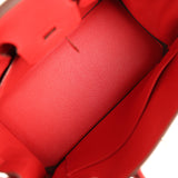 Hermes Birkin 25 Rouge Radieux Togo Palladium Hardware
