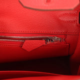 Hermes Birkin 25 Rouge Radieux Togo Palladium Hardware