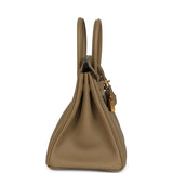 Hermes Birkin 25 Beige Marfa Togo Gold Hardware