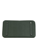 Pre-owned Hermes Birkin 35 Vert Anglais Epsom Palladium Hardware