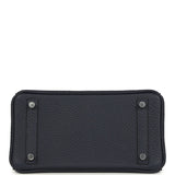 Hermes Birkin 25 Bleu Nuit Togo Palladium Hardware
