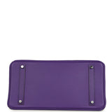 Pre-owned Hermes Birkin 35 Crocus Epsom Palladium Hardware