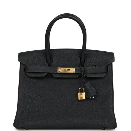 Hermes Birkin 30 Caban Togo Gold Hardware