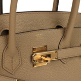 Hermes Birkin 30 Beige Marfa Togo Gold Hardware