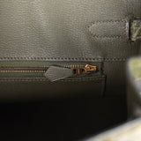 Vintage Hermes Birkin 30 Vert Olive Matte Alligator Gold Hardware