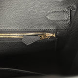 Hermes Birkin 30 Black Togo Gold Hardware