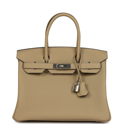 Hermes Birkin 30 Trench Togo Palladium Hardware