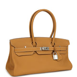 Vintage Hermes Shoulder Birkin 42 JPG Naturel Sable Togo Palladium Hardware