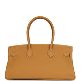 Vintage Hermes Shoulder Birkin 42 JPG Naturel Sable Togo Palladium Hardware