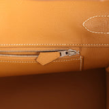 Vintage Hermes Shoulder Birkin 42 JPG Naturel Sable Togo Palladium Hardware