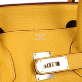 Vintage Hermes Shoulder Birkin 42 JPG Soleil Clemence Palladium Hardware