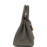 Hermes Birkin 25 Etain Togo Rose Gold Hardware