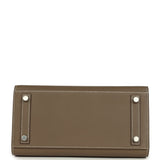 Hermes Birkin Sellier 25 Etoupe Epsom Palladium Hardware