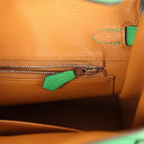 Hermes Birkin 25 Bambou Verso Togo Palladium Hardware
