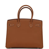 Pre-owned Hermes 3 en 1 Birkin 30 Gold Togo and Swift Palladium Hardware