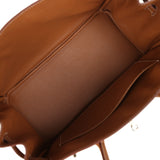 Pre-owned Hermes 3 en 1 Birkin 30 Gold Togo and Swift Palladium Hardware