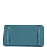 Hermes Birkin 30 Blue Jean Togo Palladium Hardware