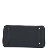 Pre-owned Hermes Birkin 35 Bleu Nuit Togo Gold Hardware