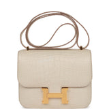 Hermes Constance 18 Beton Matte Alligator Gold Hardware