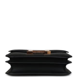 Hermes Constance 18 Black Epsom Rose Gold Hardware