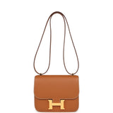 Hermes Constance 18 Gold Epsom Gold Hardware